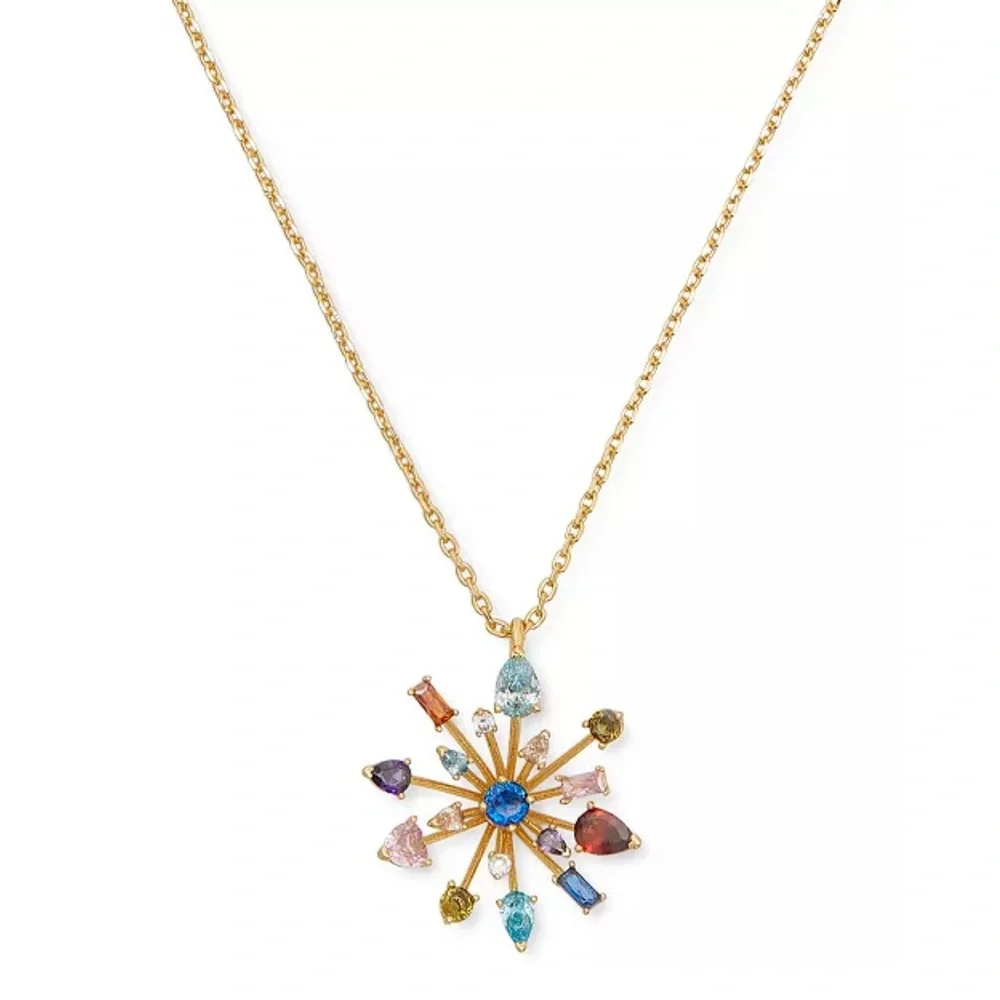 KATE SPADE • Multicolor Starburst Pendant Necklace